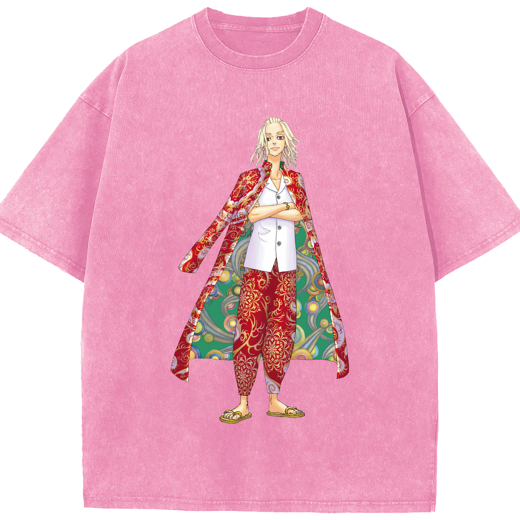 （画像用） 東京リベンジャーズ Tokyo Revengers 綿100% ヴィンテージ風 半袖Tシャツ（フロントプリント）